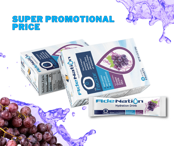 AdeNation Grape Hydration Sticks (Super Promotional Price)