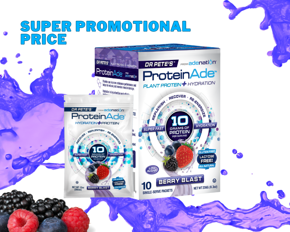 ProteinAde Berry Blast Boxes and Packets (Super Promotional Price)